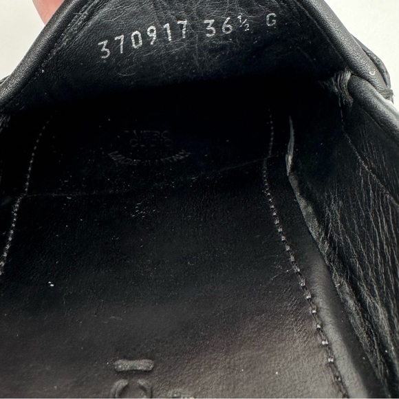 Gucci Horsebit Studded Leather Moccasin Driving Loafers Black - Picture 7 of 10